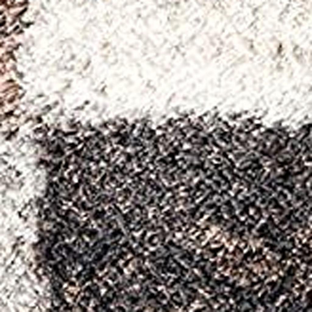 5' X 8' Beige Modern Blocks Area Rug